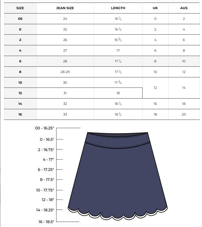 Golftini Masters Drop Total Happiness Skort 17.5"
