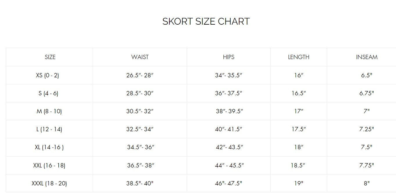 SKORT OBSESSION LONE STAR STATE TEXAS SKORT 17"