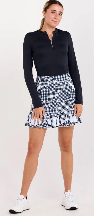 Sofibella Golf Colors Vichy Patch Skort 17"