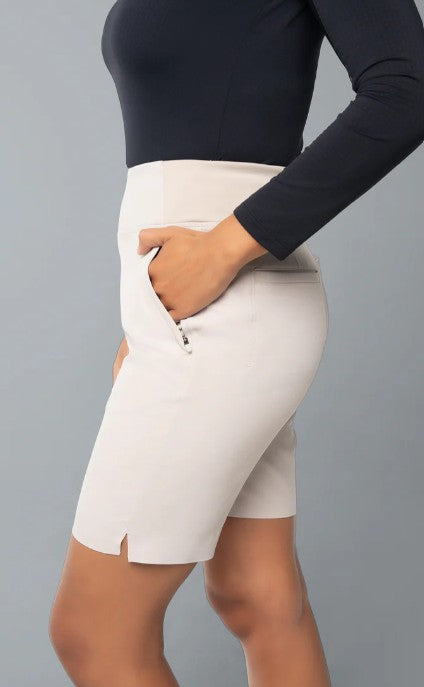 IBKUL Solid Knit Shorts 8" (Multiple Colors)