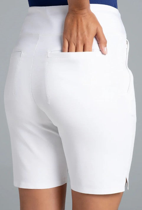 IBKUL Solid Knit Shorts 8" (Multiple Colors)