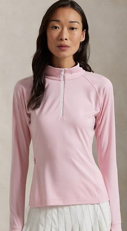Ralph Lauren RLX Long Sleeve Stretch Peached Jersey Quarter-Zip (Multiple Colors)