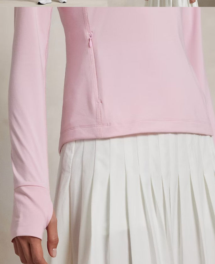 Ralph Lauren RLX Long Sleeve Stretch Peached Jersey Quarter-Zip (Multiple Colors)