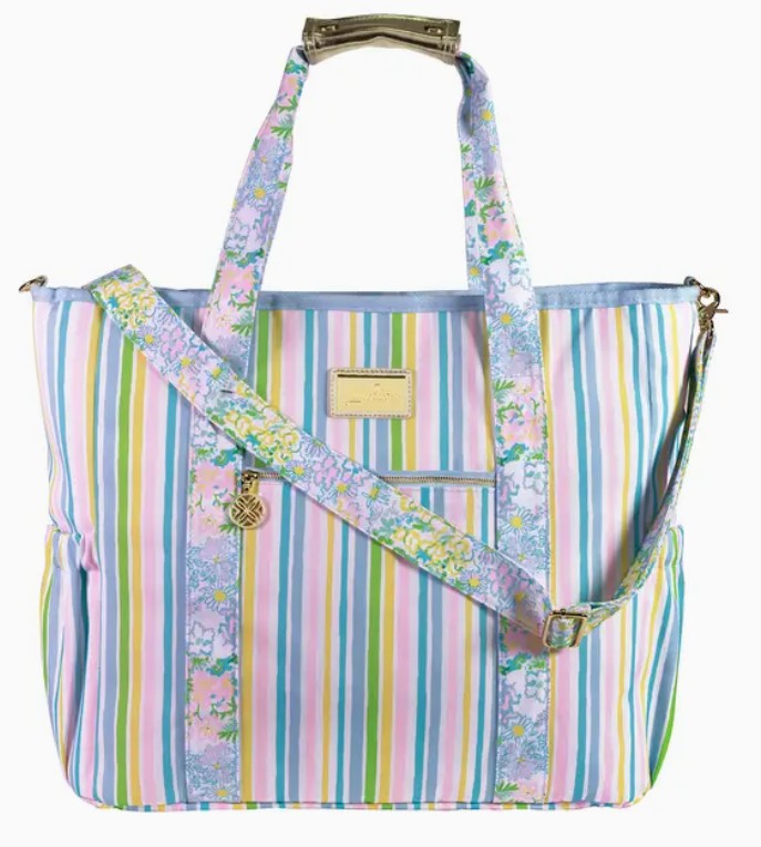 LILLY PULITZER Tee Gift Accessories Cooler Bag in Lilly Garden Stripe