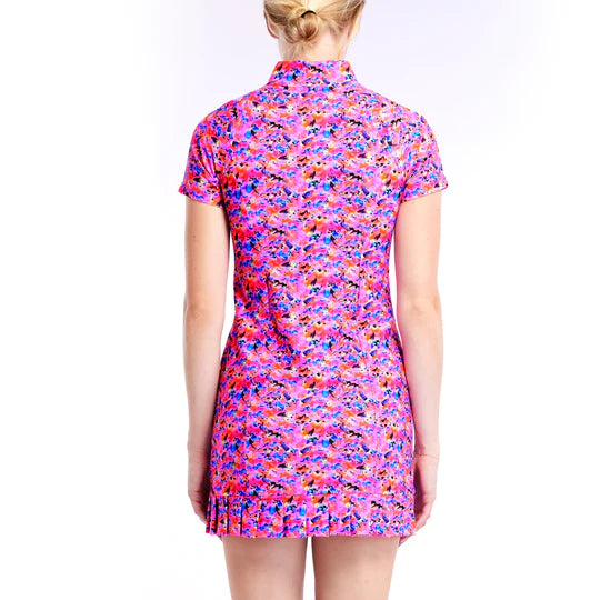 Tzu Tzu Pennie Tickle Me Pink Dress
