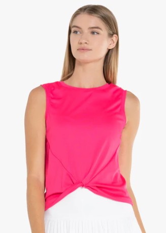 Lucky in Love Twist Front Sleeveless Tank (Multiple Colors)