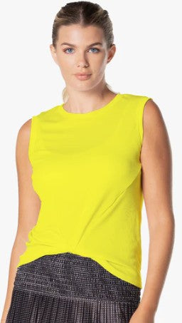 Lucky in Love Twist Front Sleeveless Tank (Multiple Colors)