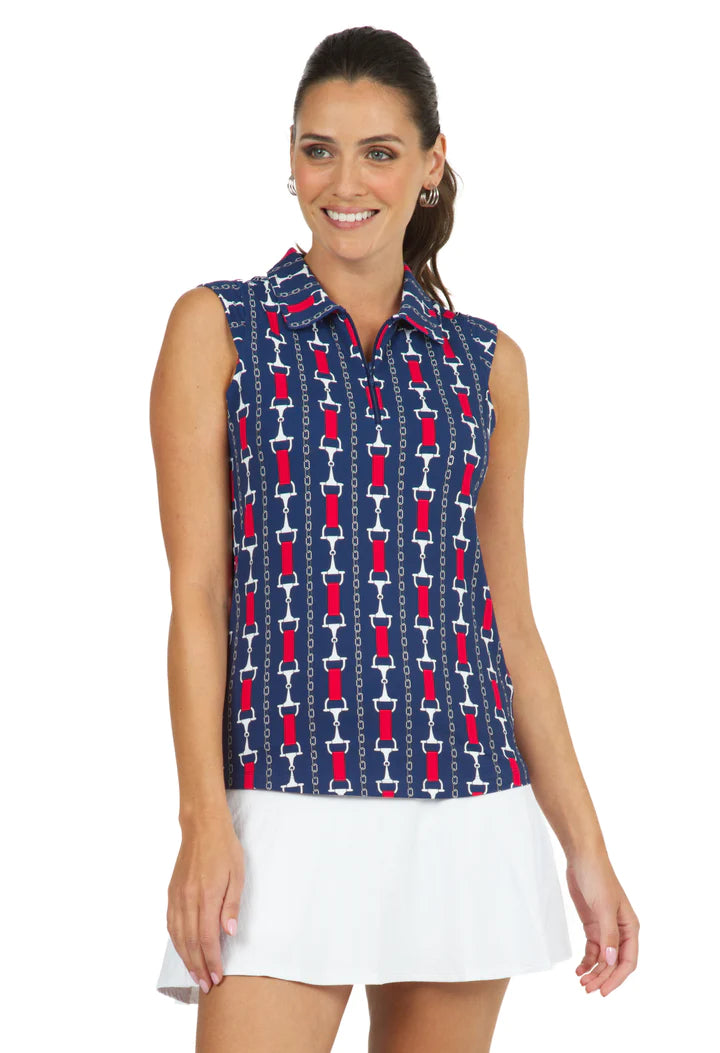 IBKUL Vic Sleeveless Polo