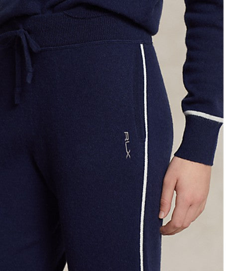 Ralph Lauren RLX WASHABLE CASHMERE JOGGER W/ PIPING DETAIL