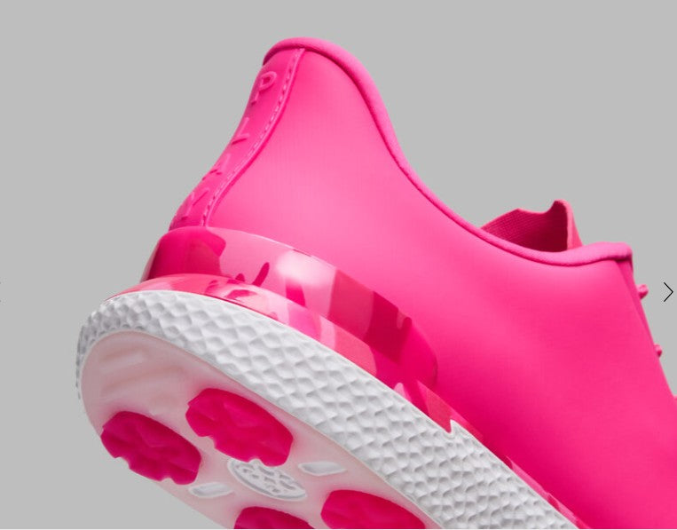 G/FORE GALLIVAN2R CAMO WELT GOLF SHOE IN KNOCK OUT PINK