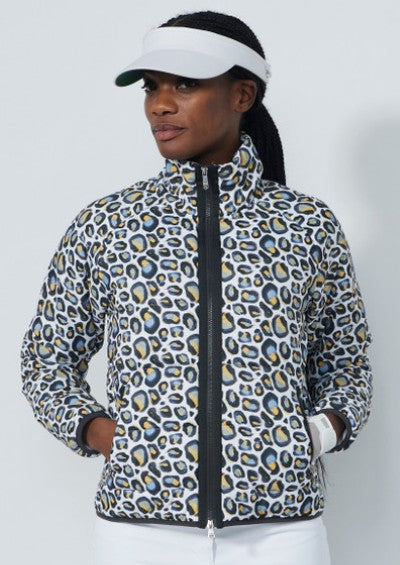 Daily Sports BLUE ILLUSIONS Water Leo Print Padded Jacket