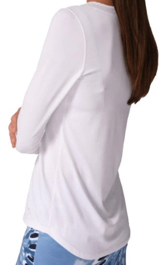 Golftini Long Sleeve Long Sleeve Mesh Trim Top