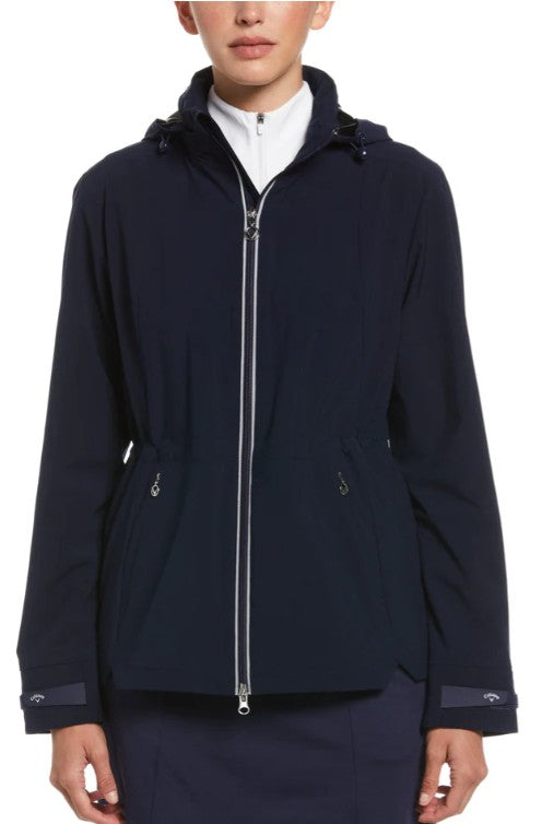 Callaway Apparel Wind/Water Resistant Golf Jacket w Packable Hood (Multiple Colors)
