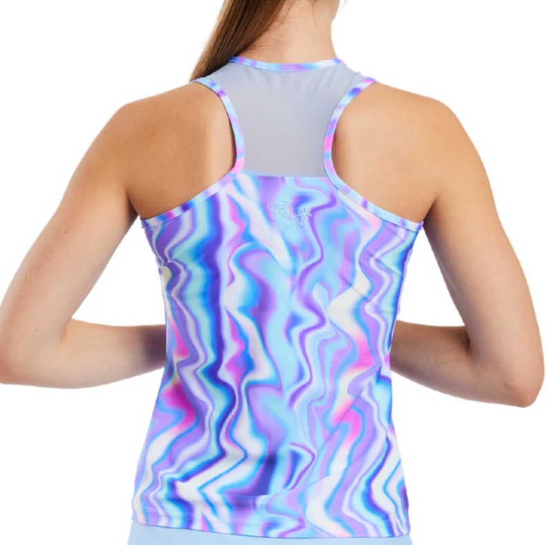 Tzu Tzu Winnie Purple Rain Sleeveless Racerback Top