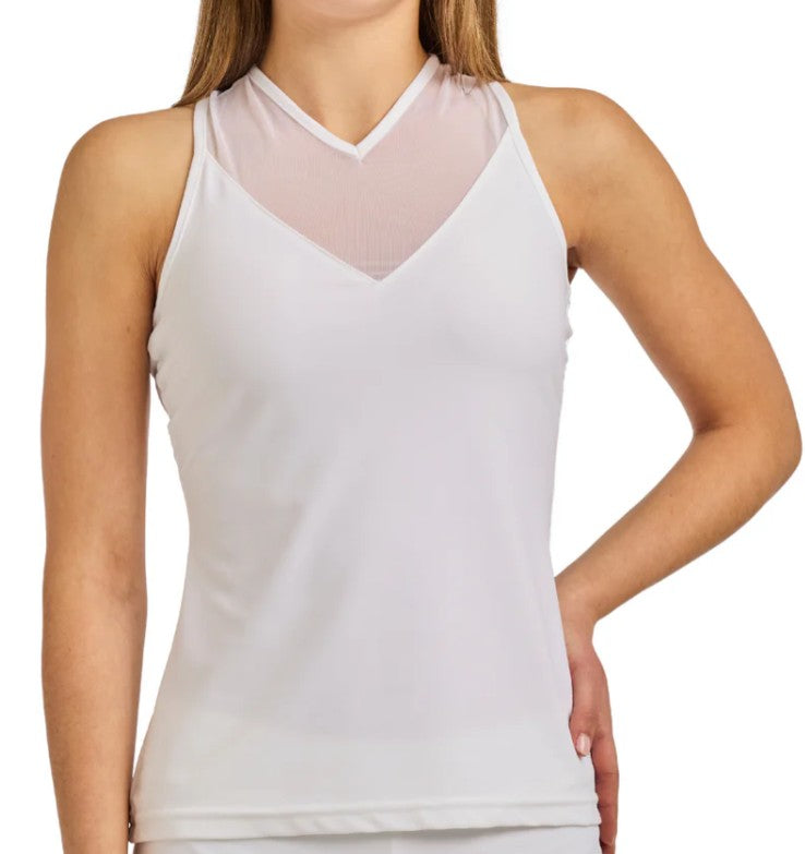 Tzu Tzu Winnie Sleeveless Racerback Solid Top (Multiple Colors)