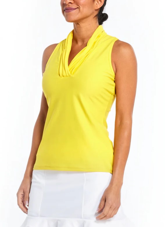 TZU TZU ZOEY V-NECK MODIFIED RACERBACK SLEEVELESS TOP (SOLID COLORS)