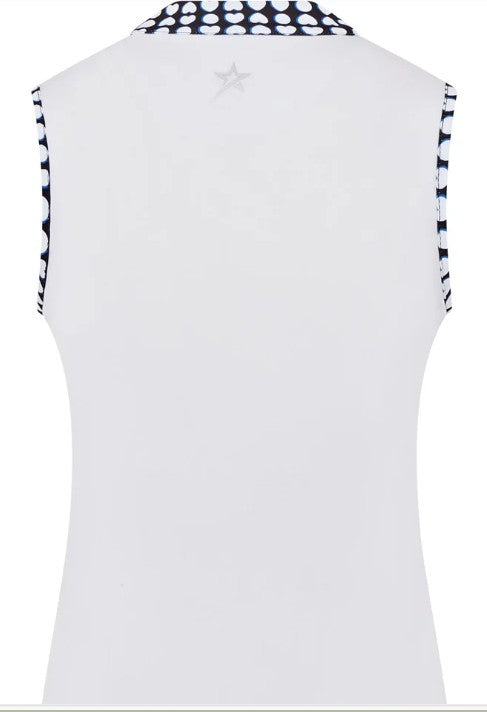 SWING OUT SISTER Jumping Beans Zest Pique Pattern Sleeveless Top
