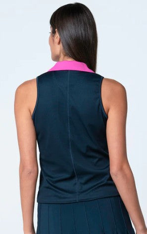 Lucky in Love Action Sleeveless Polo