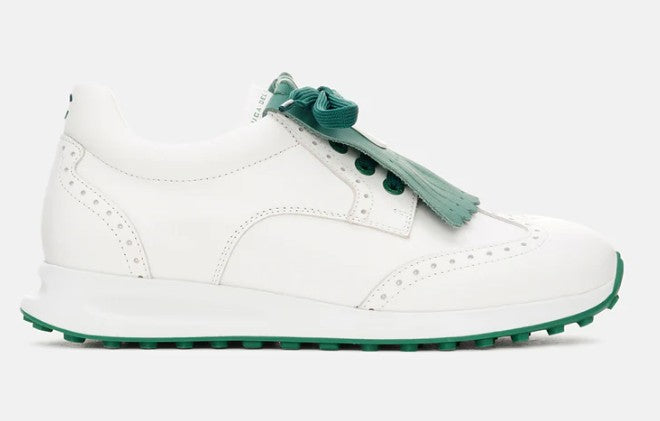Duca Del Cosma Bellezza 2 Golf Shoe in White/Green