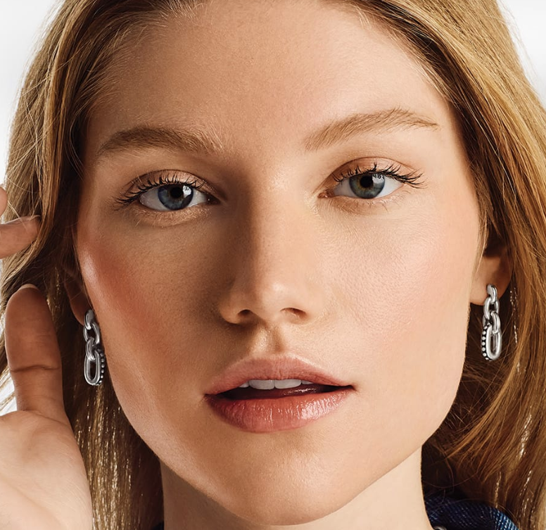 Brighton Pretty Tough Link Post Drop Earrings