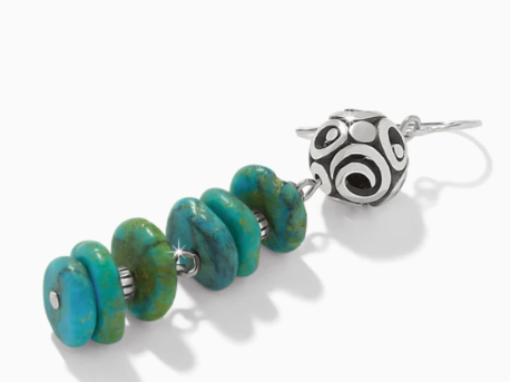 Brighton Contempo Sonora Verde Blue French Wire Earrings