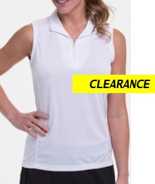 EPNY Convertible Sleeveless Zip Mock Polo (Multiple Colors)