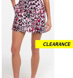 EPNY PATTERN PLAY DOT GRAPHIC GEOMETRIC SKORT 16.5"