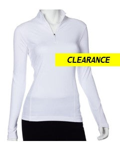 EPNY Essentials Long Sleeve Zip Mock Neck Polo (Multi Color)