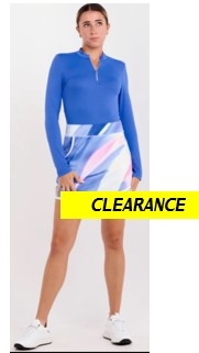 Sofibella Golf Colors Painted Waves Skort 16"