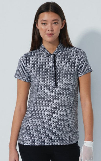 Daily Sports Diamond Cap Sleeve Polo Shirt