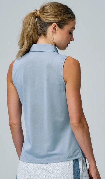 Fairway & Greene DIANA SLEEVELESS PIQUE TOP