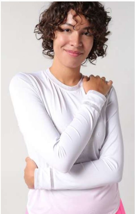 EPC Couture Solids Danica Long Sleeve Top Essentials (Multiple Colors)