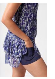 EPC Couture Blue and Silver Simone Skort 17"