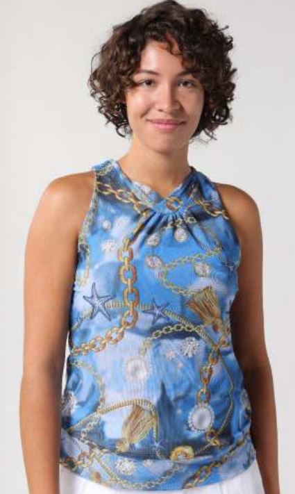 EPC Couture Jewels Sleeveless Top