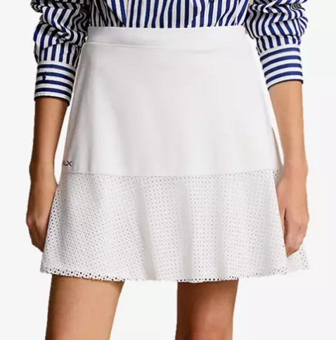 Ralph Lauren RLX Eyelet Panel Interlock Skort 17"