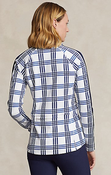Ralph Lauren RLX LONG-SLEEVE PULLOVER in HOUNDSTOOTH