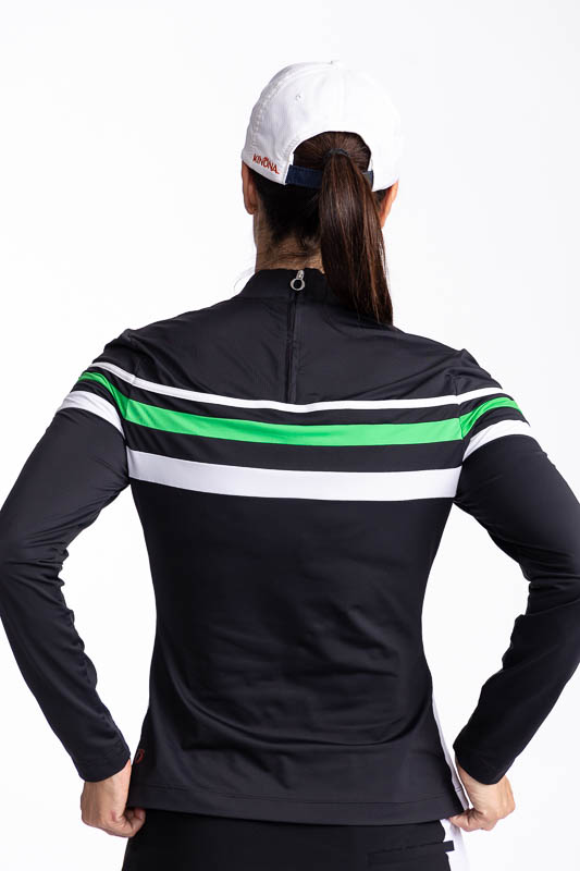Kinona Kilauea Winter Rules Long Sleeve Top - Black