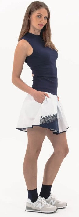 FORAY Lace Inset Skirt 15.5"