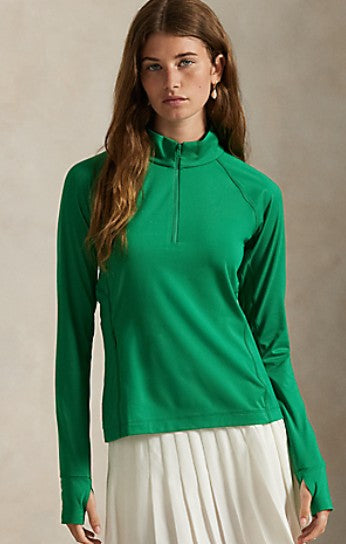 Ralph Lauren RLX Long Sleeve Stretch Peached Jersey Quarter-Zip (Multiple Colors)