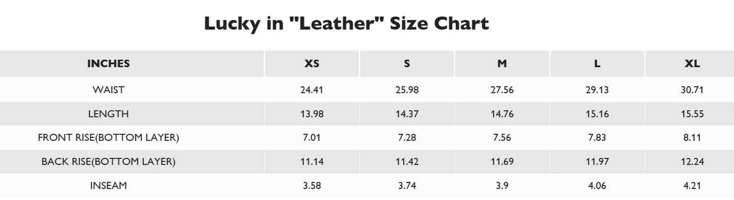 CALLIOPE GOLF Lucky in “Leather” Skirt 15" (Multiple Colors)