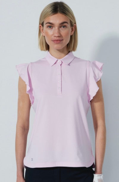 Daily Sports Luxe Frill Sleeveless Polo Shirt (Multiple Colors)