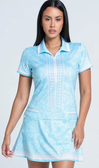 Lucky In Love Short Sleeve Moda Dress 33.5"