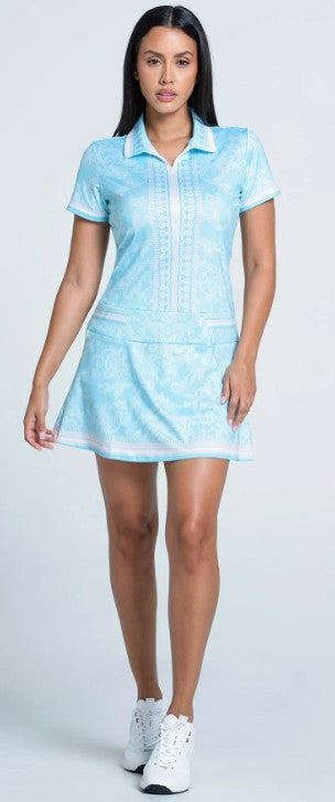 Lucky In Love Short Sleeve Moda Dress 33.5"