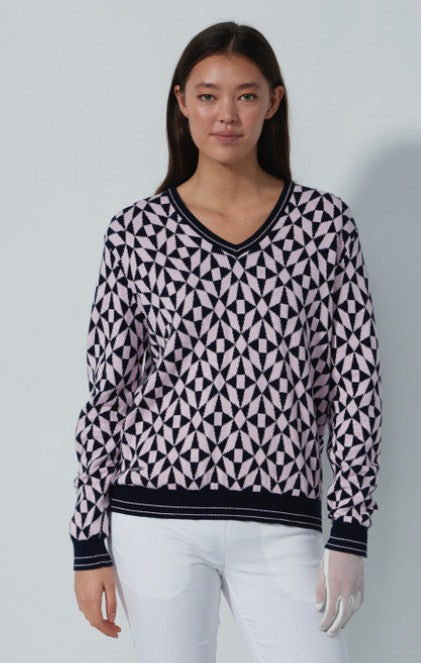 Daily Sports LEO CORAL Jacquard Leo Sweater