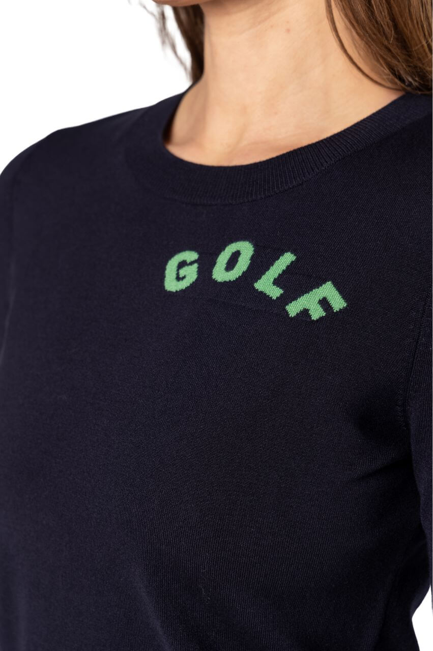 Golftini Navy GOLF Crewneck Sweater