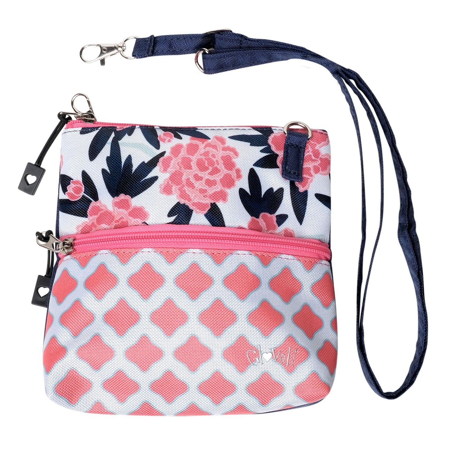 GloveIt Peonies and Pars Zip Bag