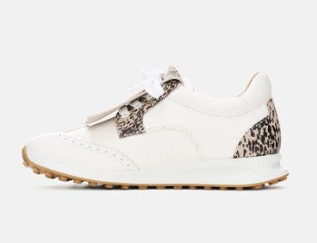 Duca Del Cosma Pasqualle in White/Cheetah