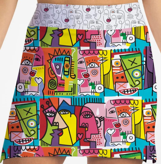 Skort Obsession PICASS-OH DESIGNER SKORT 17"