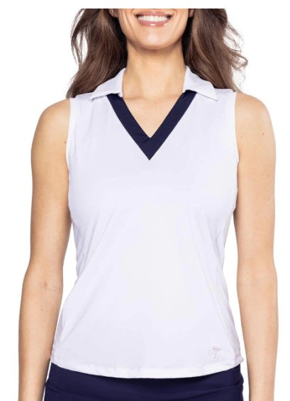 Golftini Say Yes Polo Sleeveless (Multiple Colors)