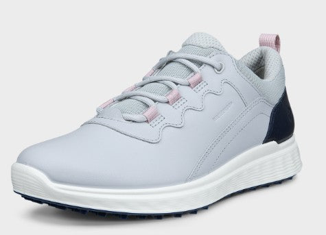 ECCO Women's Golf SHOE S-CASUAL LACE in CONCRETE/MARINE